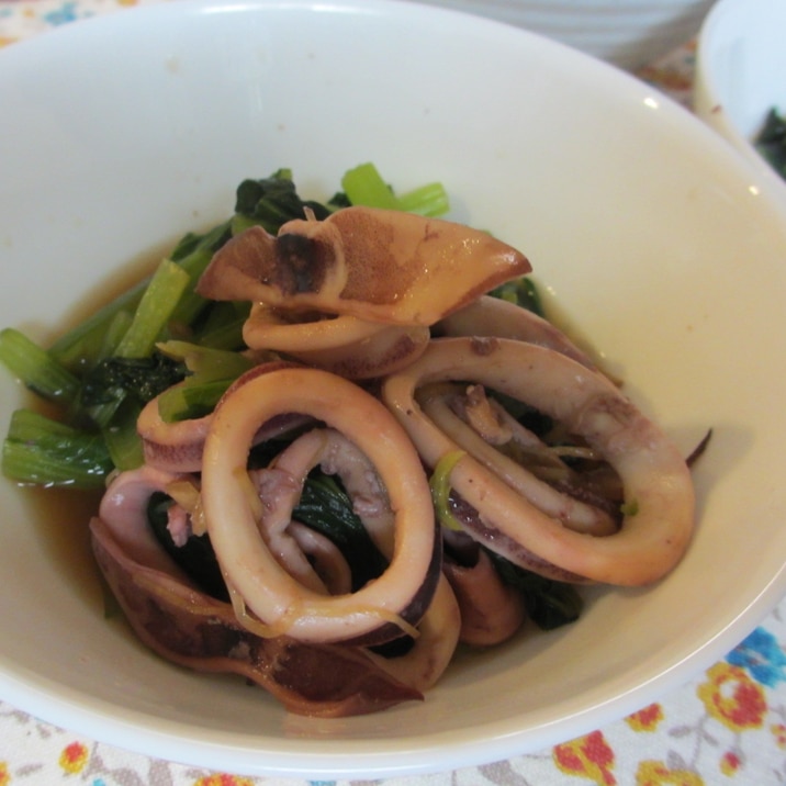ヒイカと小松菜のさっと煮 レシピ 作り方 By Mococo05 楽天レシピ ヒイカと小松菜のさっと煮 レシピ 作り方 By Mococo05 楽天レシピ